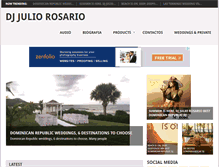 Tablet Screenshot of juliorosario.com